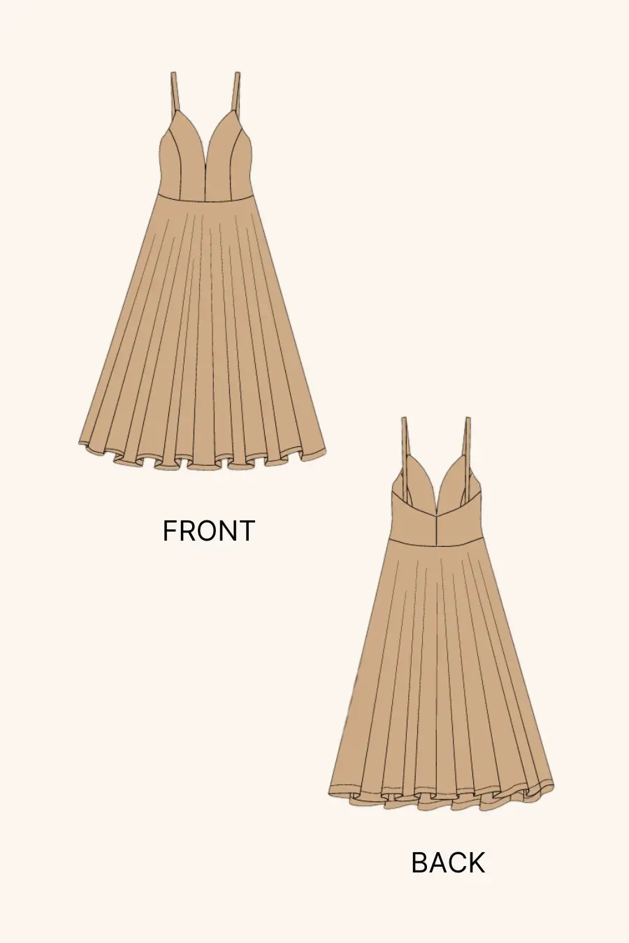 Gown Sewing Pattern 'Florentine'