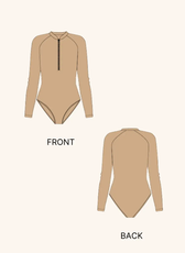 Long Sleeves Swimsuit Sewing Pattern 'Skye'