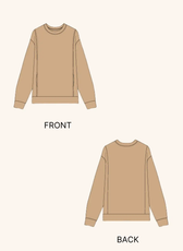 Men's Crewneck Sweatshirt Sewing Pattern 'Brian'