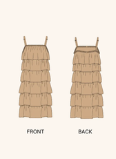 Tiered Mini Dress Sewing Pattern 'Chloe'