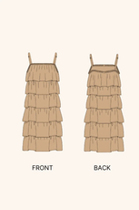 Tiered Mini Dress Sewing Pattern 'Chloe'