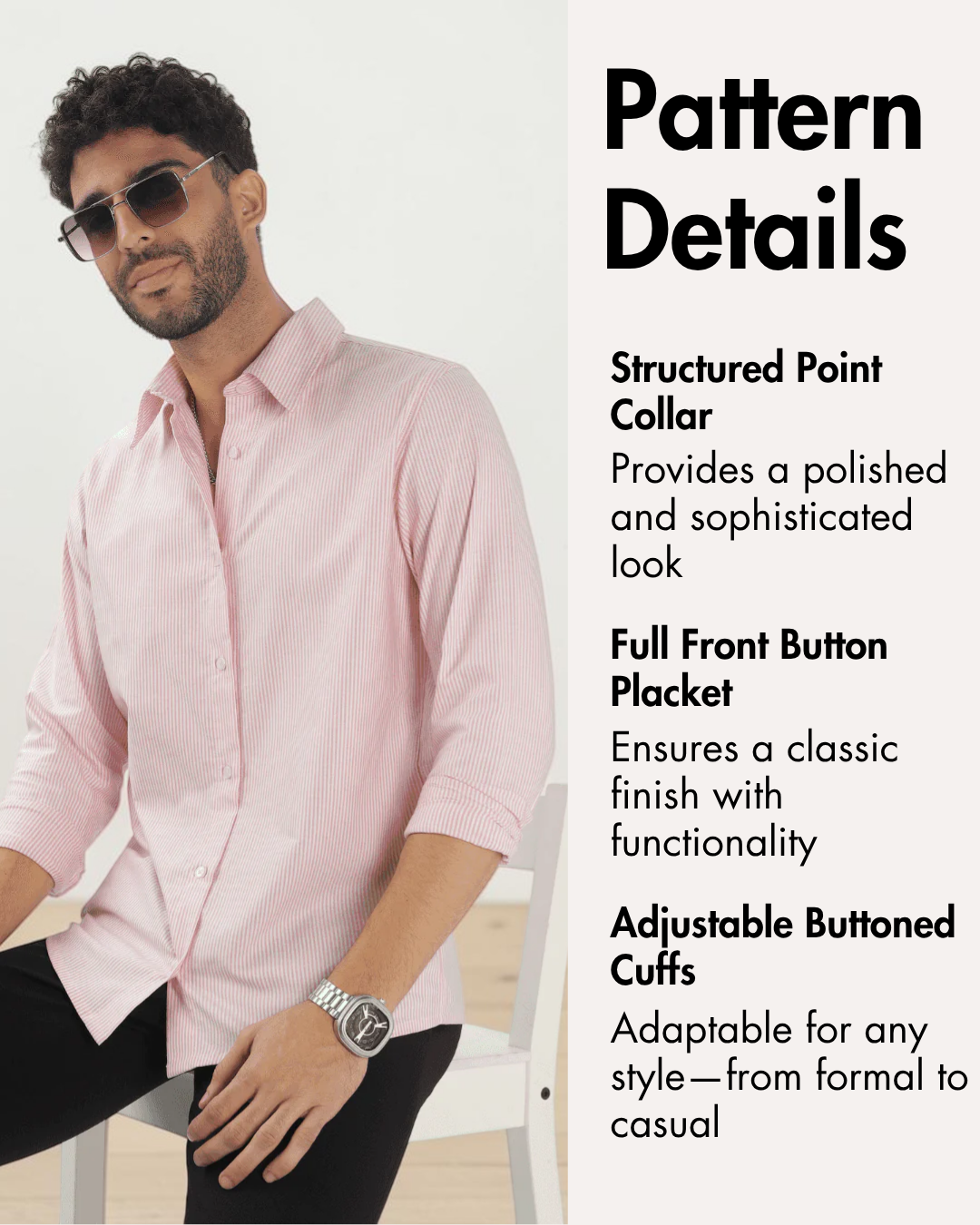 Men's Formal Shirt Sewing Pattern 'Patrick'