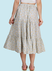 Tiered Midi Skirt Sewing Pattern 'Mila'