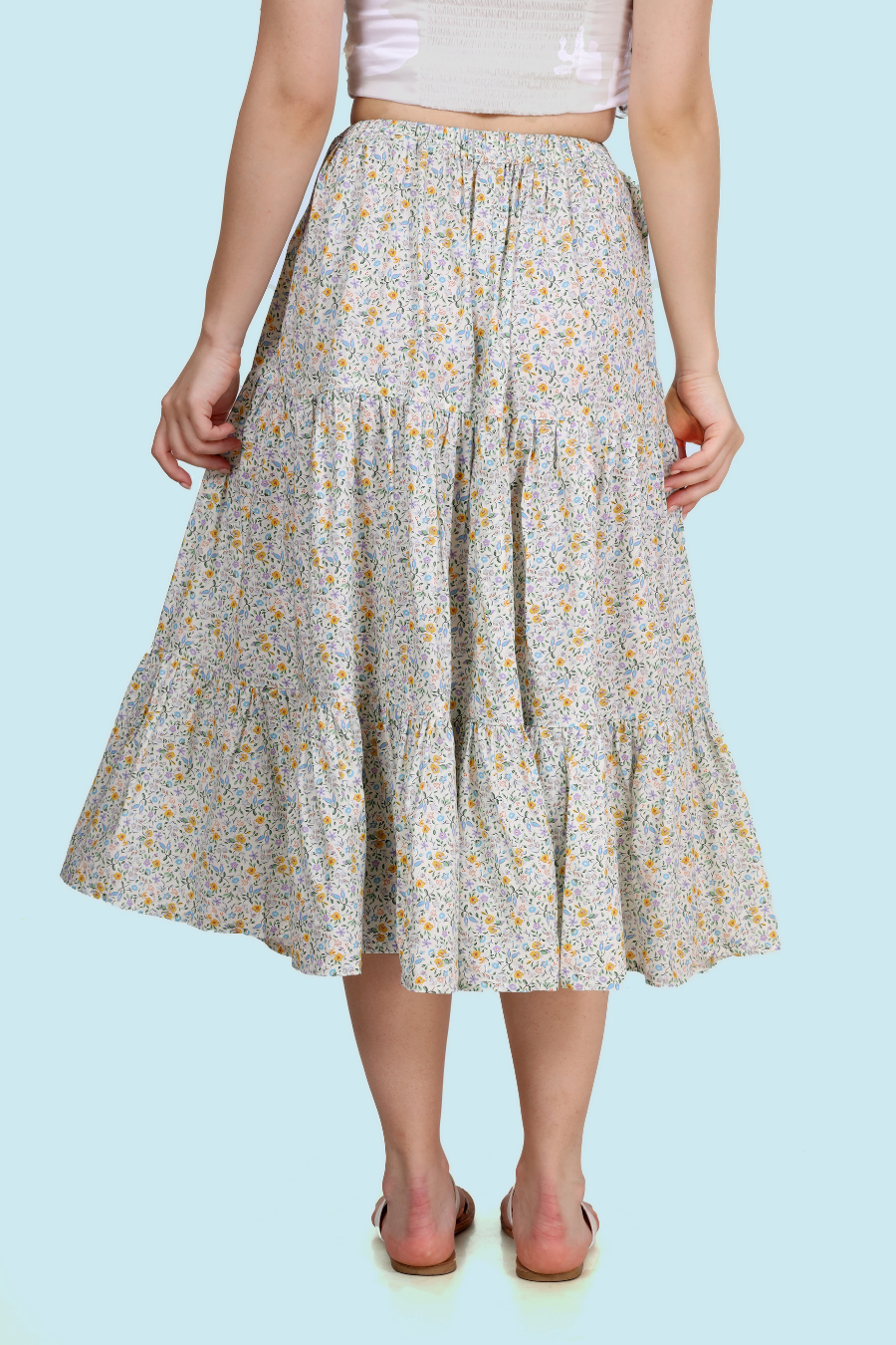 Tiered Midi Skirt Sewing Pattern 'Mila'