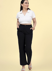Crop Polo Shirt Sewing Pattern 'Echo'
