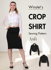 Crop Shirt Sewing Pattern 'Ash'