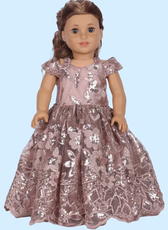 Dolls Princess Gown Sewing Pattern 'Amora'