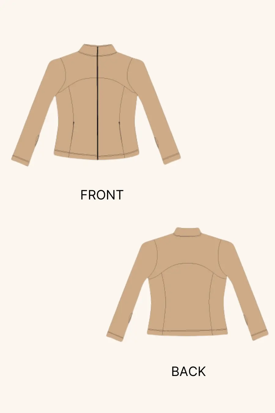 Sports Jacket Sewing Pattern 'Venus'