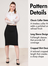 Crop Shirt Sewing Pattern 'Ash'