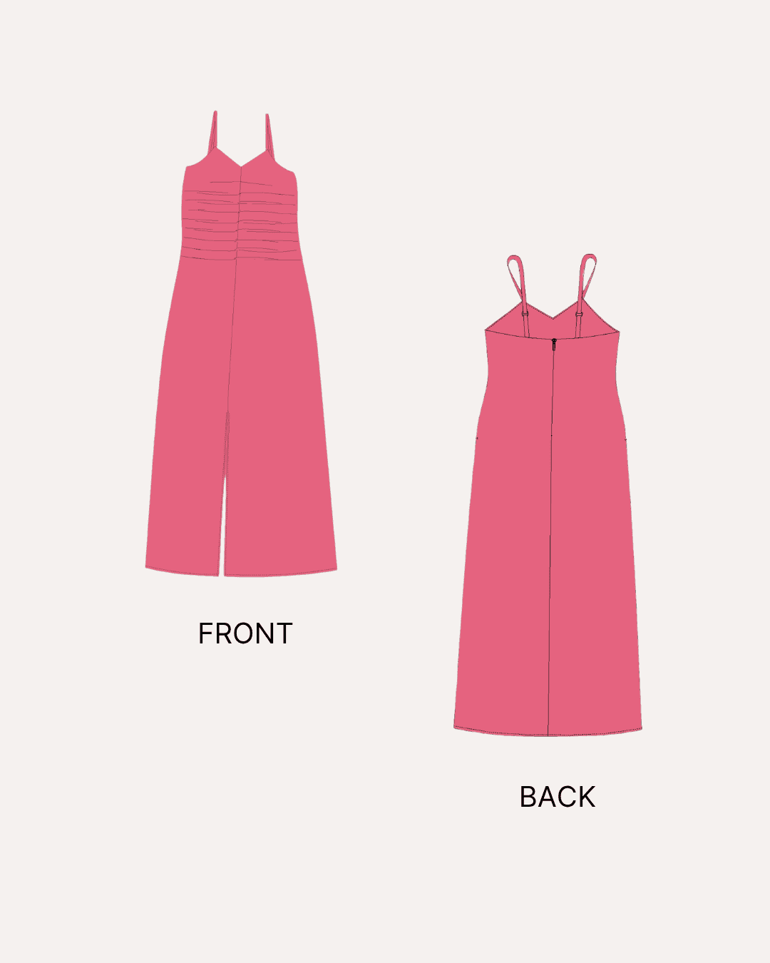 Slip Dress PDF Women's Maxi Dress Evening Wear Sewing Pattern 'Robin' –  Winslet's Sewing Patterns