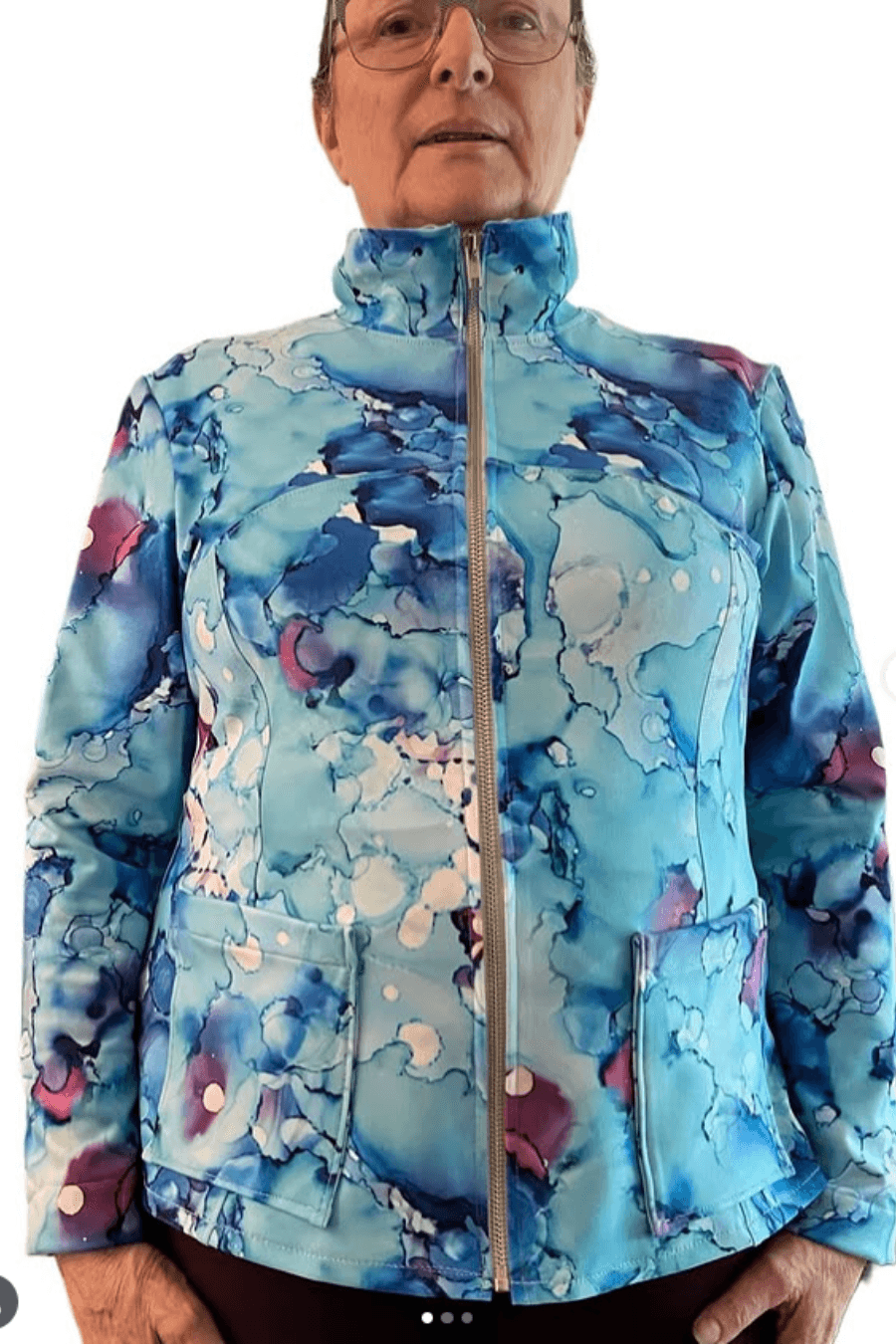 Sports Jacket PDF Women's Sewing Pattern Long Sleeves High