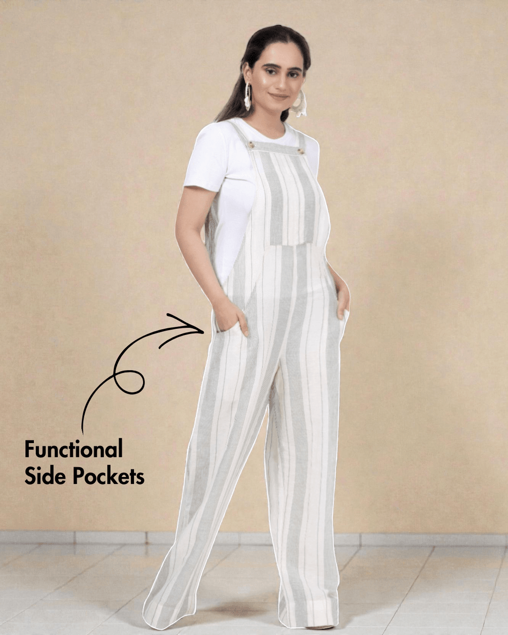 Rectangle Overall Pattern Overalls Sewing Pattern 'Belle' | Women's Jumpsuit Pattern