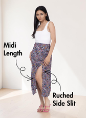 Slit Skirt Sewing Pattern 'Dahlia'