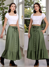 Cottagecore Maxi Skirt Sewing Pattern 'Maple'
