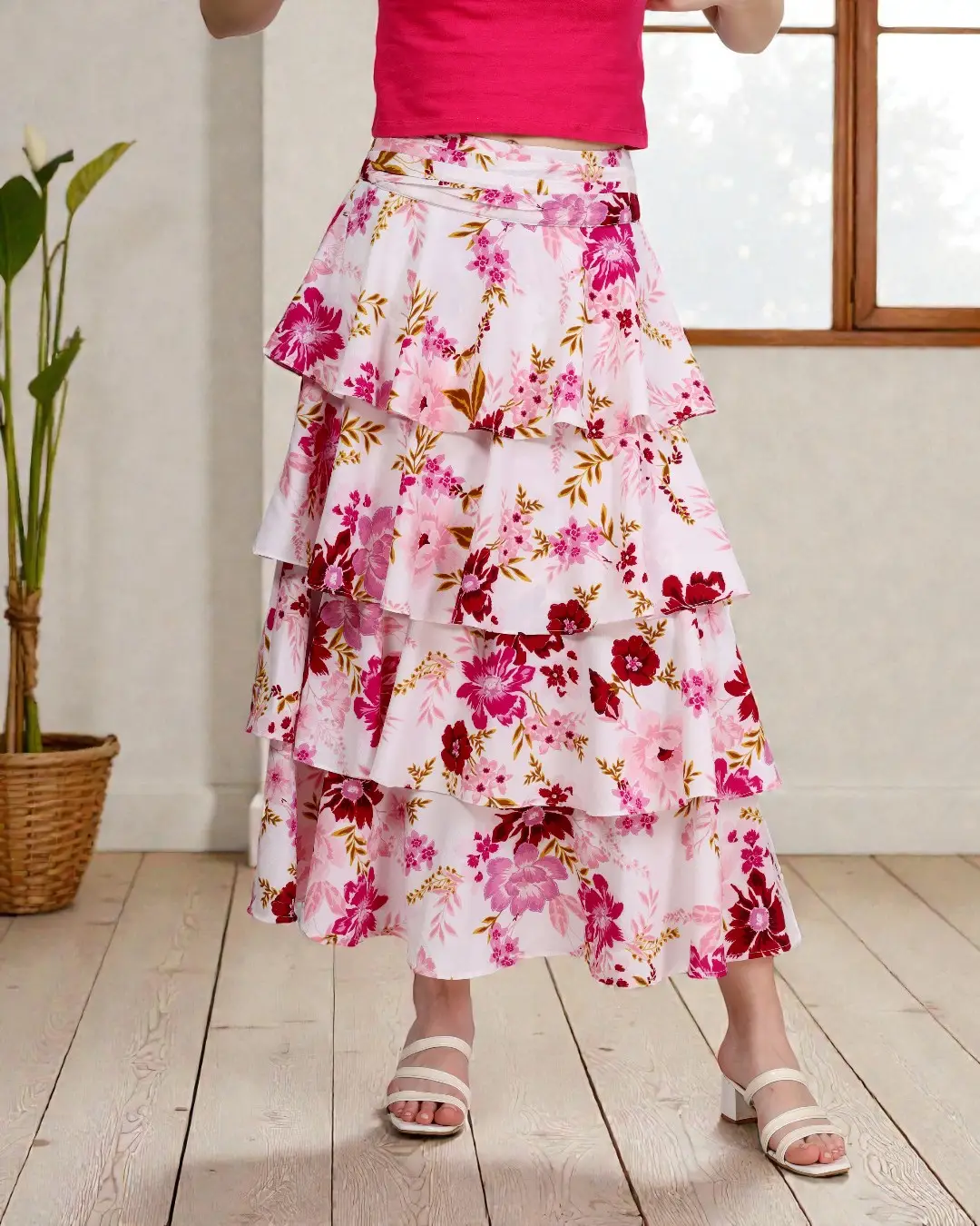 Ruffled Tiered Skirt Sewing Pattern 'Amy'