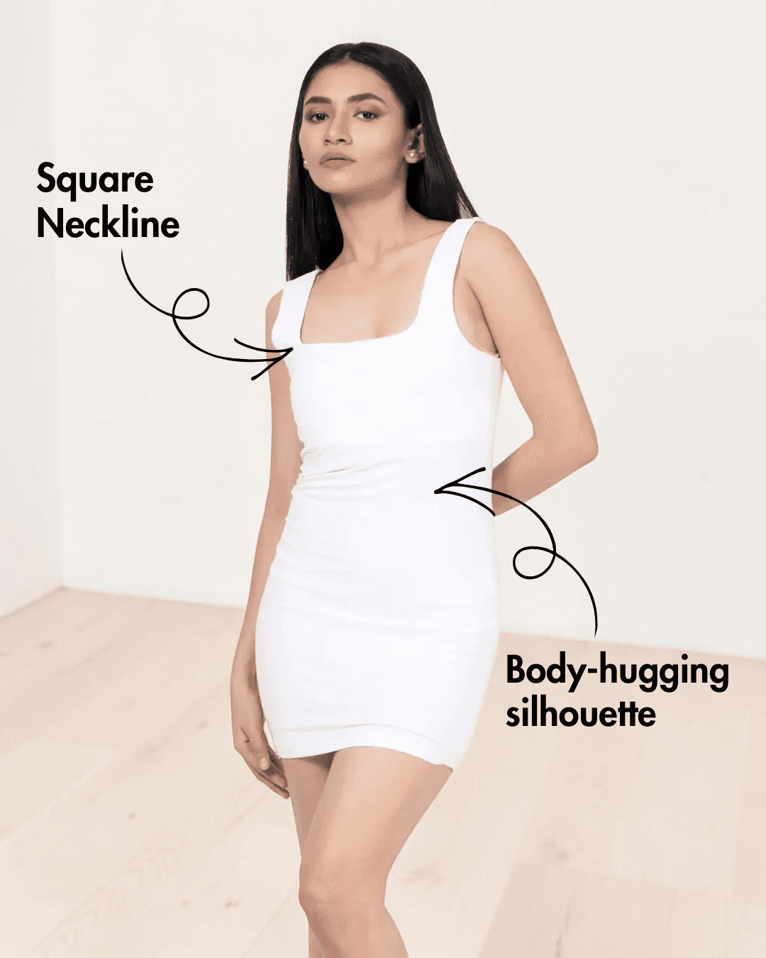 Bodycon Mini Dress Sewing Pattern 'Swift' | Sleeveless Knit Dress   Winslet's Sewing Patterns