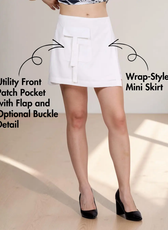 Utility Mini Skirt Sewing Pattern 'Sabrina'