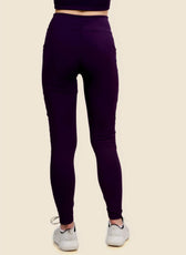 Back view of Layla running leggings sewing pattern. Features a high-waisted design and a sleek fit, ideal for workouts and casual wear.