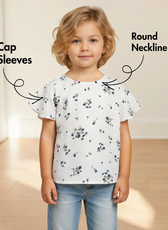 Kid's Short Sleeve Top Sewing Pattern 'Miko'