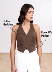 Halter Neck Vest Sewing Pattern 'Ciara'