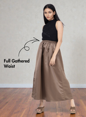 Gathered Maxi Skirt Sewing Pattern 'Zinnia'
