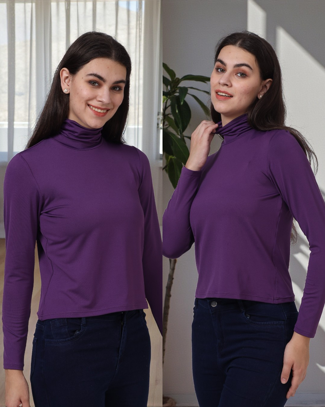 Turtleneck T-shirt Sewing Pattern 'Diana'