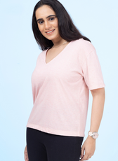 V-Neck T-shirt Sewing Pattern 'Mist'