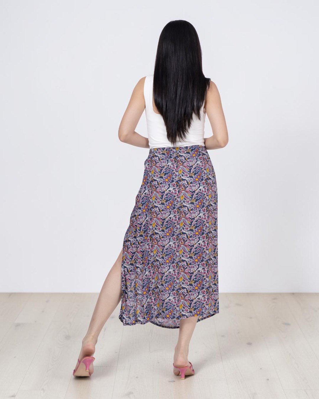 Slit Skirt Sewing Pattern 'Dahlia'