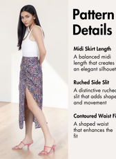 Slit Skirt Sewing Pattern 'Dahlia'