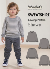 Kid's Sweatshirt Sewing Pattern 'Shawn'