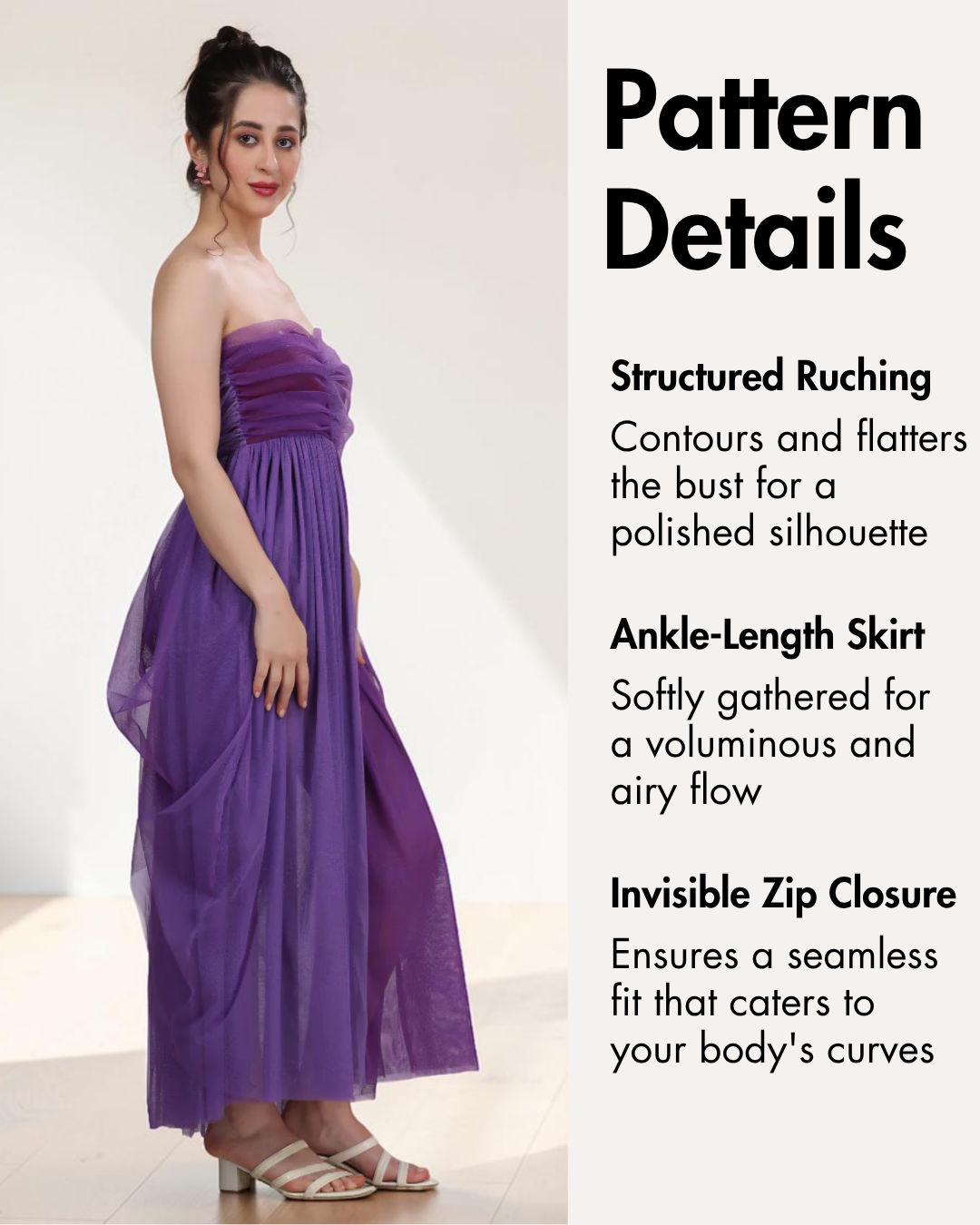Strapless Gown Sewing Pattern 'Viola'