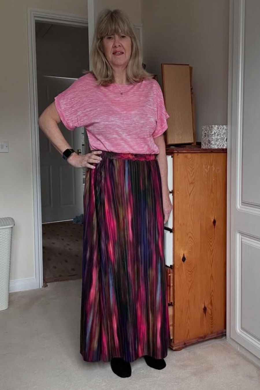 Gathered Maxi Skirt Sewing Pattern 'Zinnia'