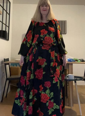 Gathered Maxi Skirt Sewing Pattern 'Zinnia'