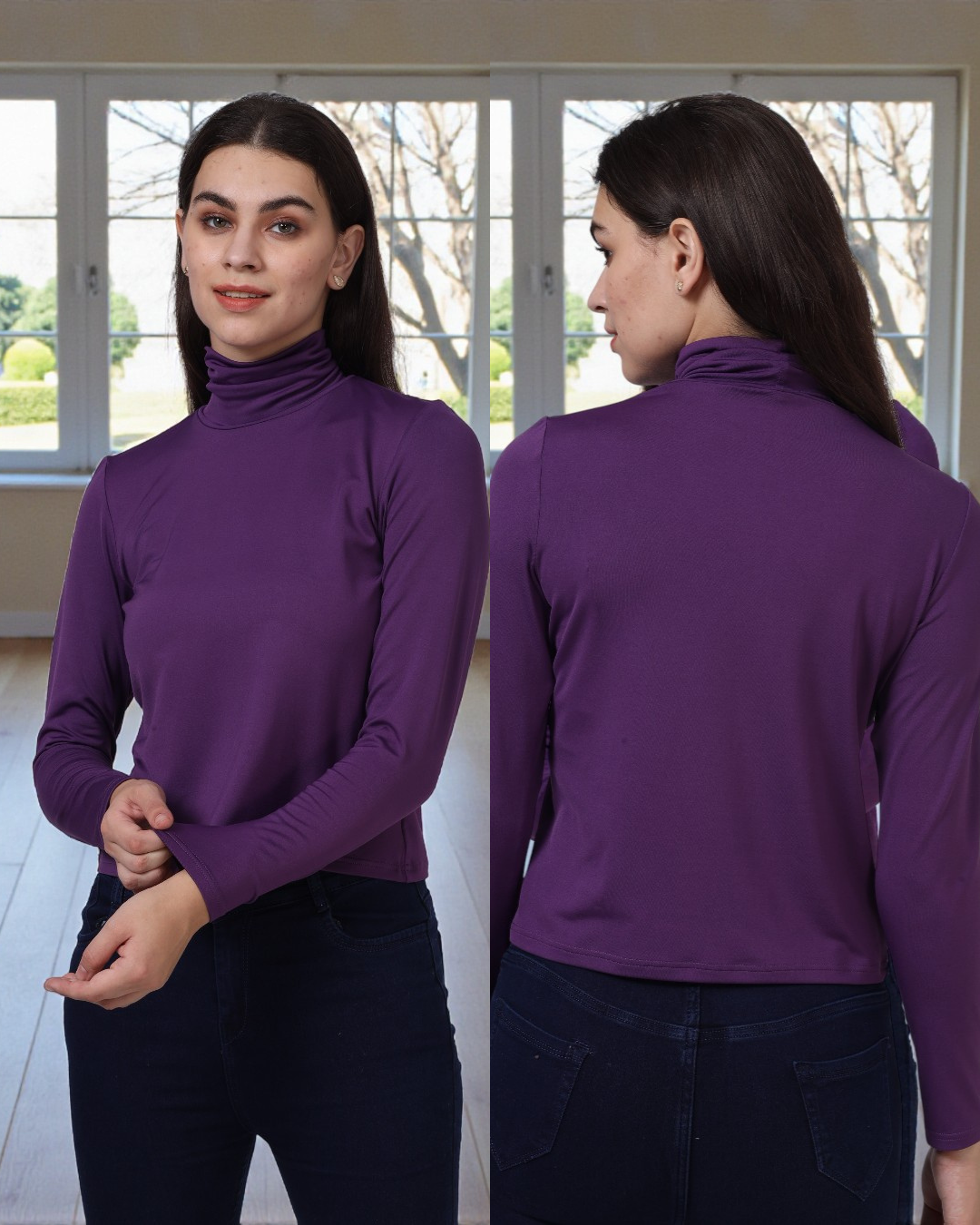Turtleneck T-shirt Sewing Pattern 'Diana'