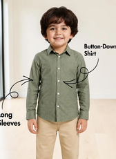 Kid's Formal Shirt Sewing Pattern 'Morgan'