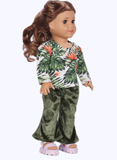 Dolls Retro Flare Set – Top & Flared Pants Set Sewing Pattern 'Mabel'