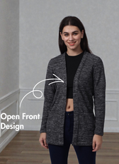 Long Cardigan Sewing Pattern 'Nora'