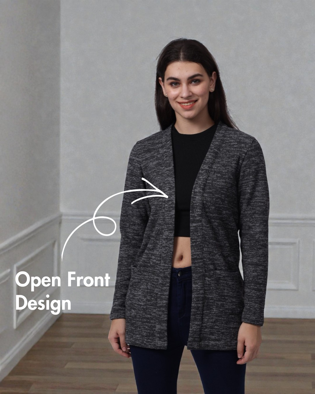 Long Cardigan Sewing Pattern 'Nora'