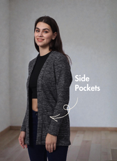 Long Cardigan Sewing Pattern 'Nora'