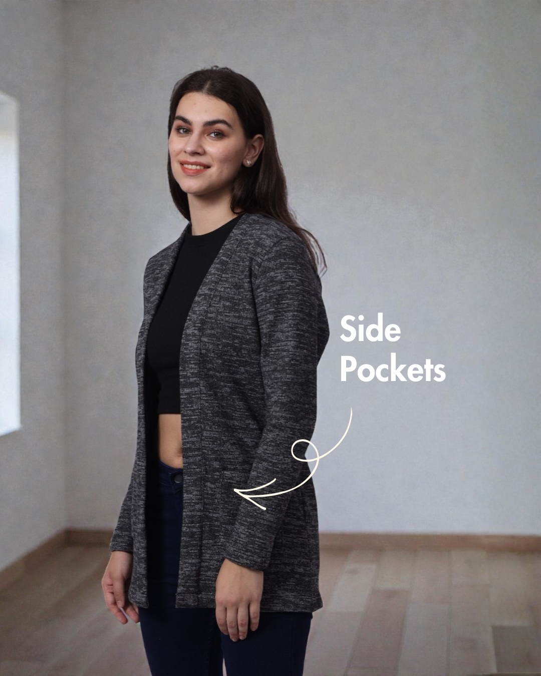 Long Cardigan Sewing Pattern 'Nora'