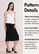 Halter Top Sewing Pattern 'Alice'
