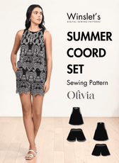 Summer Coord Set Women's PDF Sewing Pattern Olivia