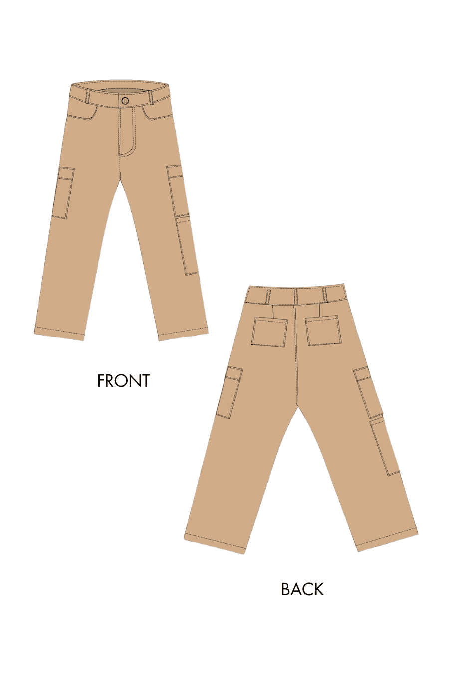 Cargo Pants Sewing Pattern 'Raina'