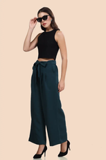 Wide Leg Belted Trousers Sewing Pattern 'Margot'