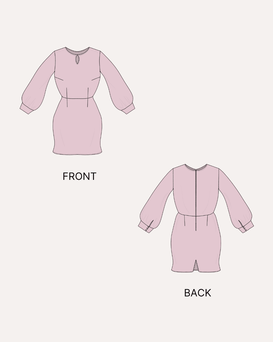 Sheath Dress PDF Women's Special Occasion Dress Sewing Pattern