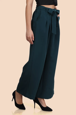 Wide Leg Belted Trousers Sewing Pattern 'Margot'