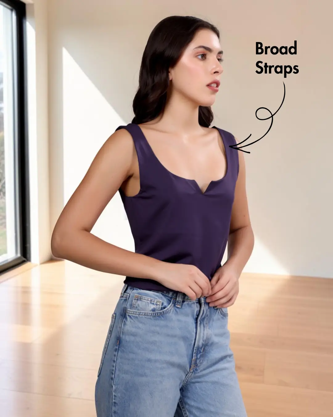Square Neck Tank Top Sewing Pattern 'Mara'