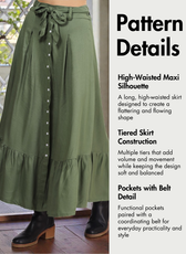 Cottagecore Maxi Skirt Sewing Pattern 'Maple'