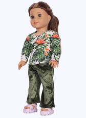 Dolls Retro Flare Set – Top & Flared Pants Set Sewing Pattern 'Mabel'