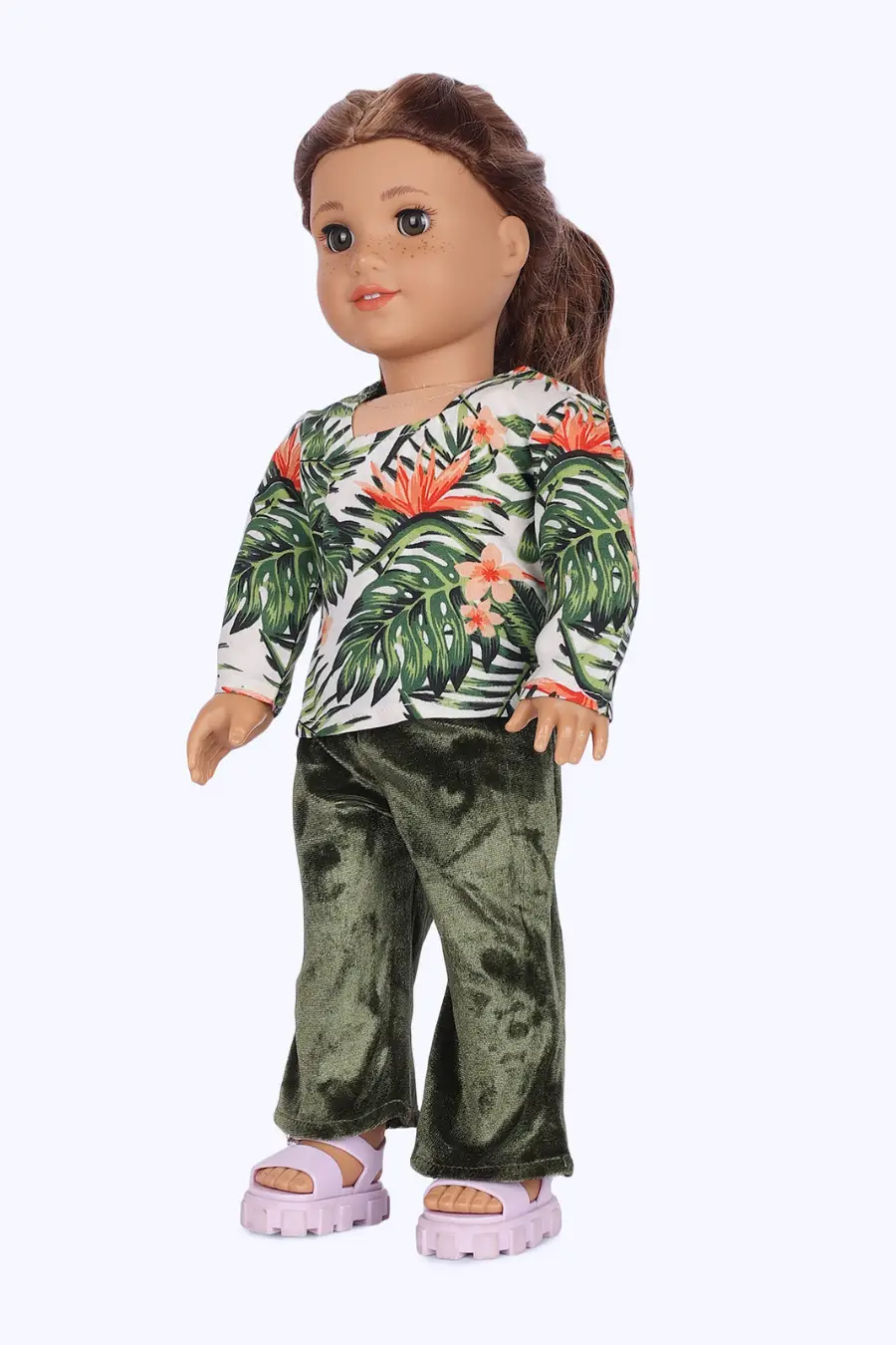 Dolls Retro Flare Set – Top & Flared Pants Set Sewing Pattern 'Mabel'